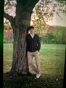  Portrait of Dominic Tighe, Wisconsin International Scholar, Class of 2030. 